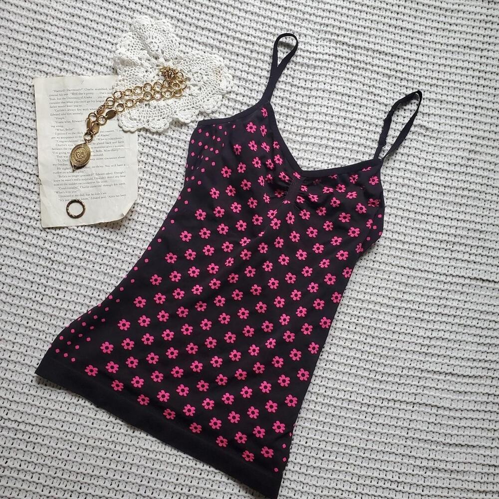 No boundaries y2k vibes pattern cami tank top